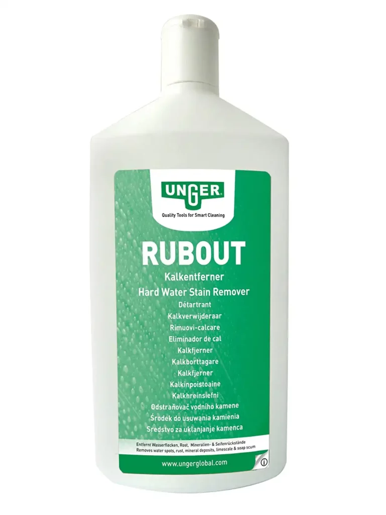unger rub out es un limpiador de cal incrustada muy efectivo y testado por profesionales